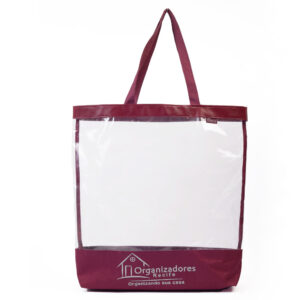 Bolsa em plástico cristal - GG