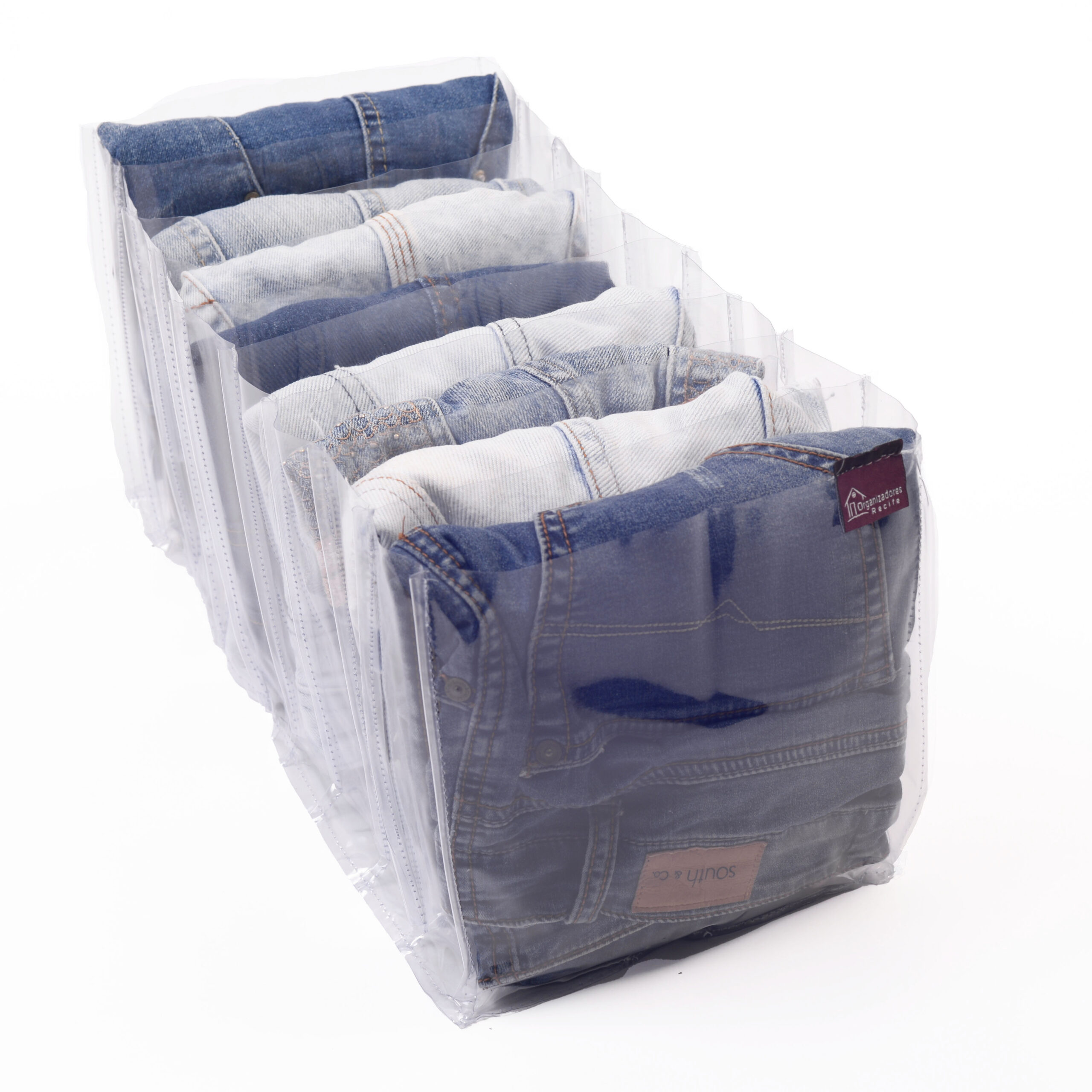 Colmeia Organizadora invisível p/ Short jeans - 8 espaços
