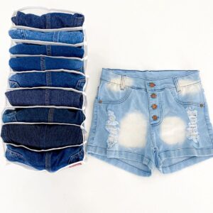 Colmeia Organizadora c/ viés p/ Short jeans - 6 espaços